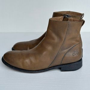 John Fluevog side-zip boots 10 E